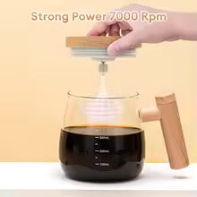 Self Mixing Glass Mug for Home & Office