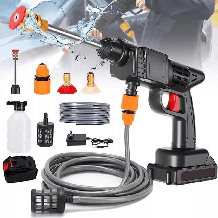 Car Washer Pressure | Automatic Cordless Car Wash Spray Gun